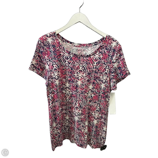 Top Short Sleeve Basic By Clothes Mentor In Pink, Size: Mp