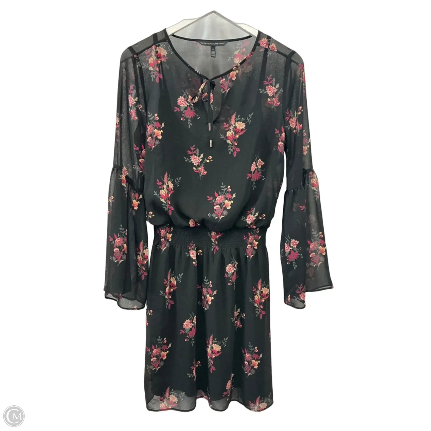 Dress Casual Short By White House Black Market In Floral Print, Size: S