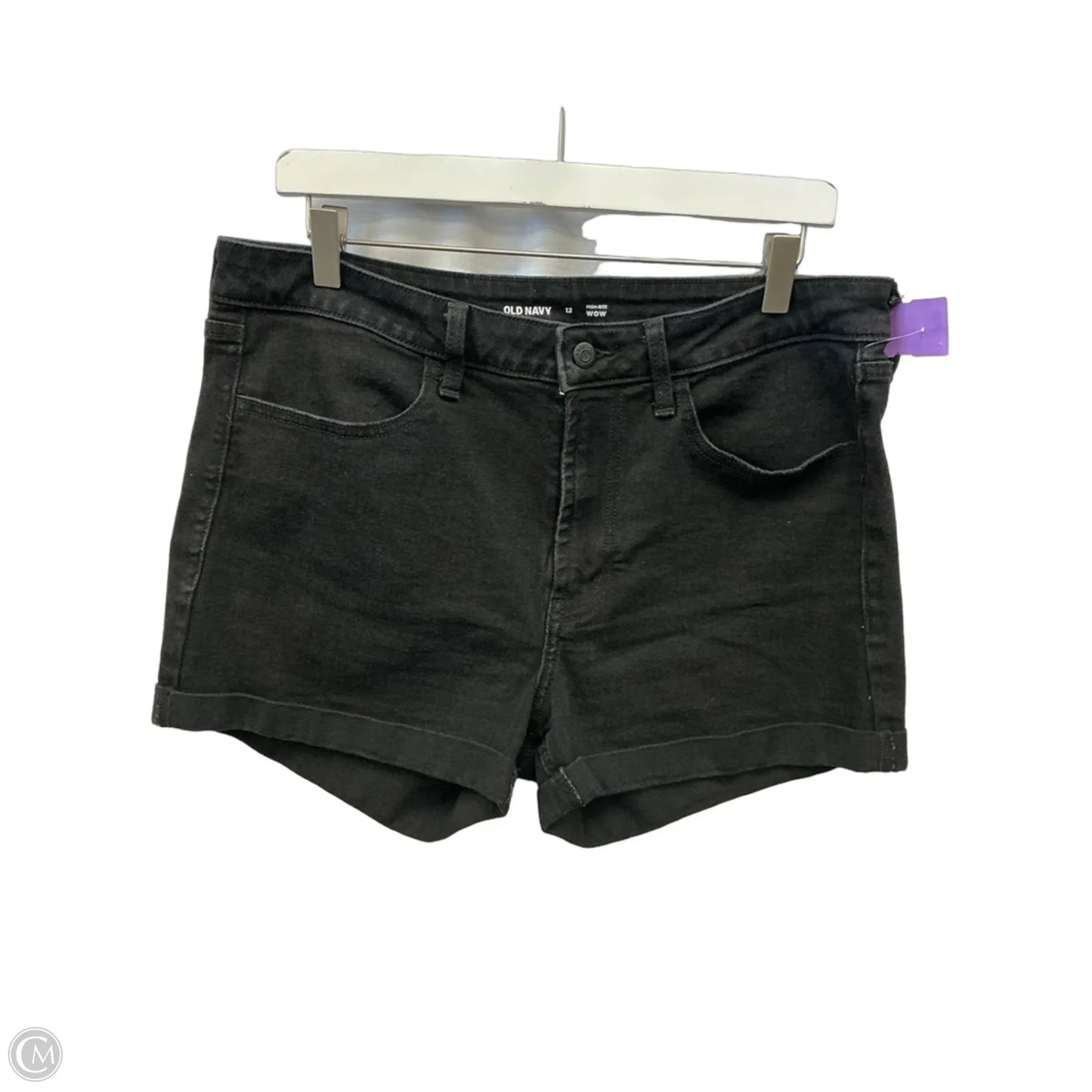 Shorts By Old Navy In Black Denim, Size: 12