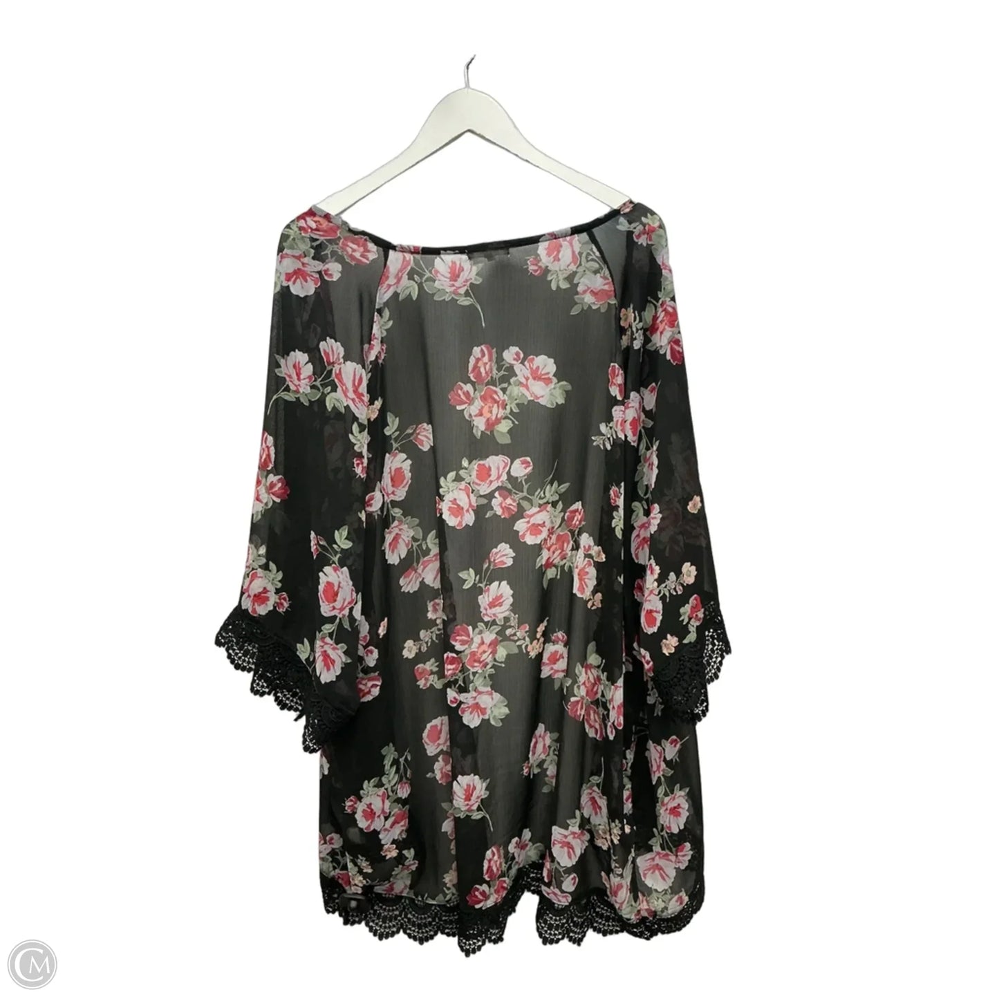 Kimono By Maurices In Black & Red, Size: 2x