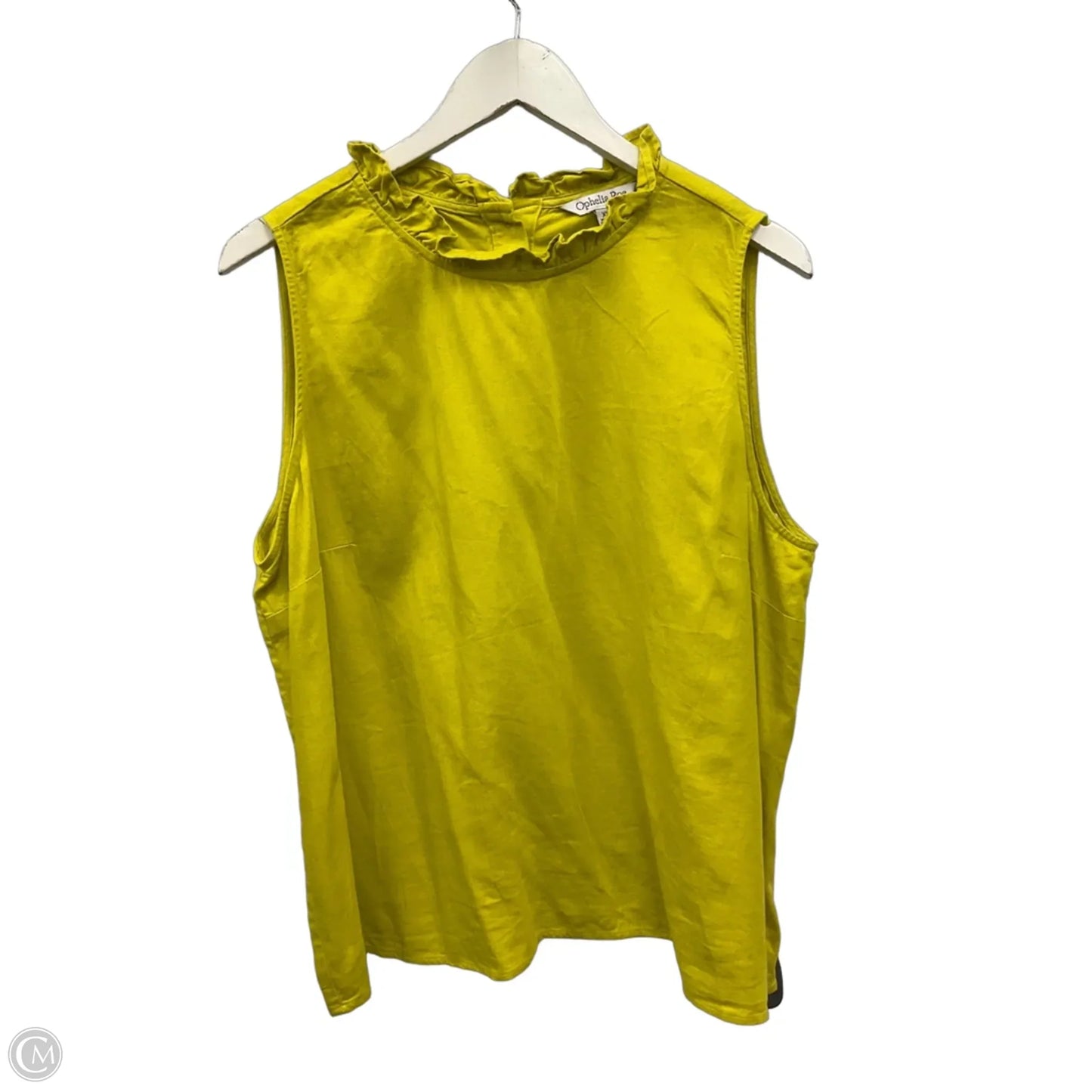 Top Sleeveless By Ophelia Roe In Green, Size: Xl