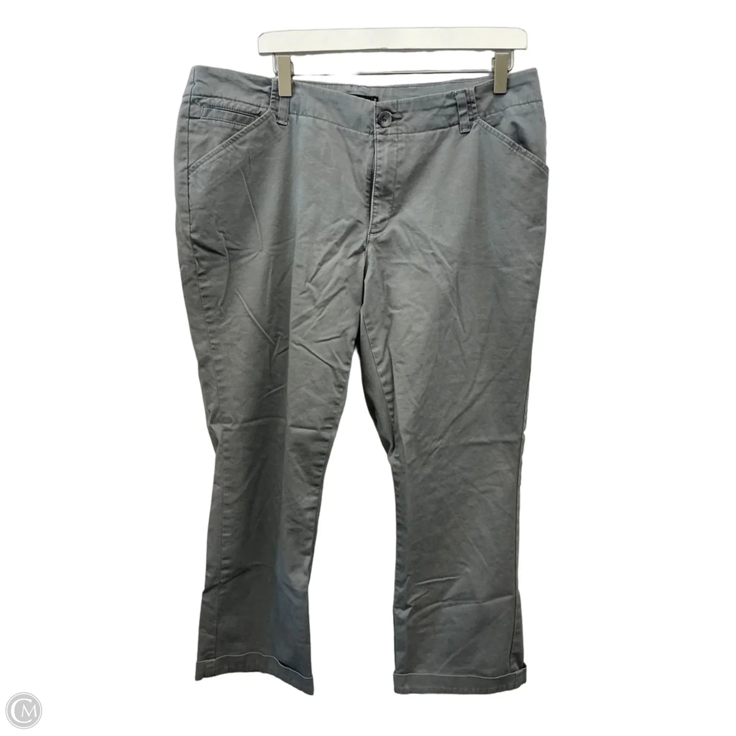 Capris By Lee In Grey, Size: 14