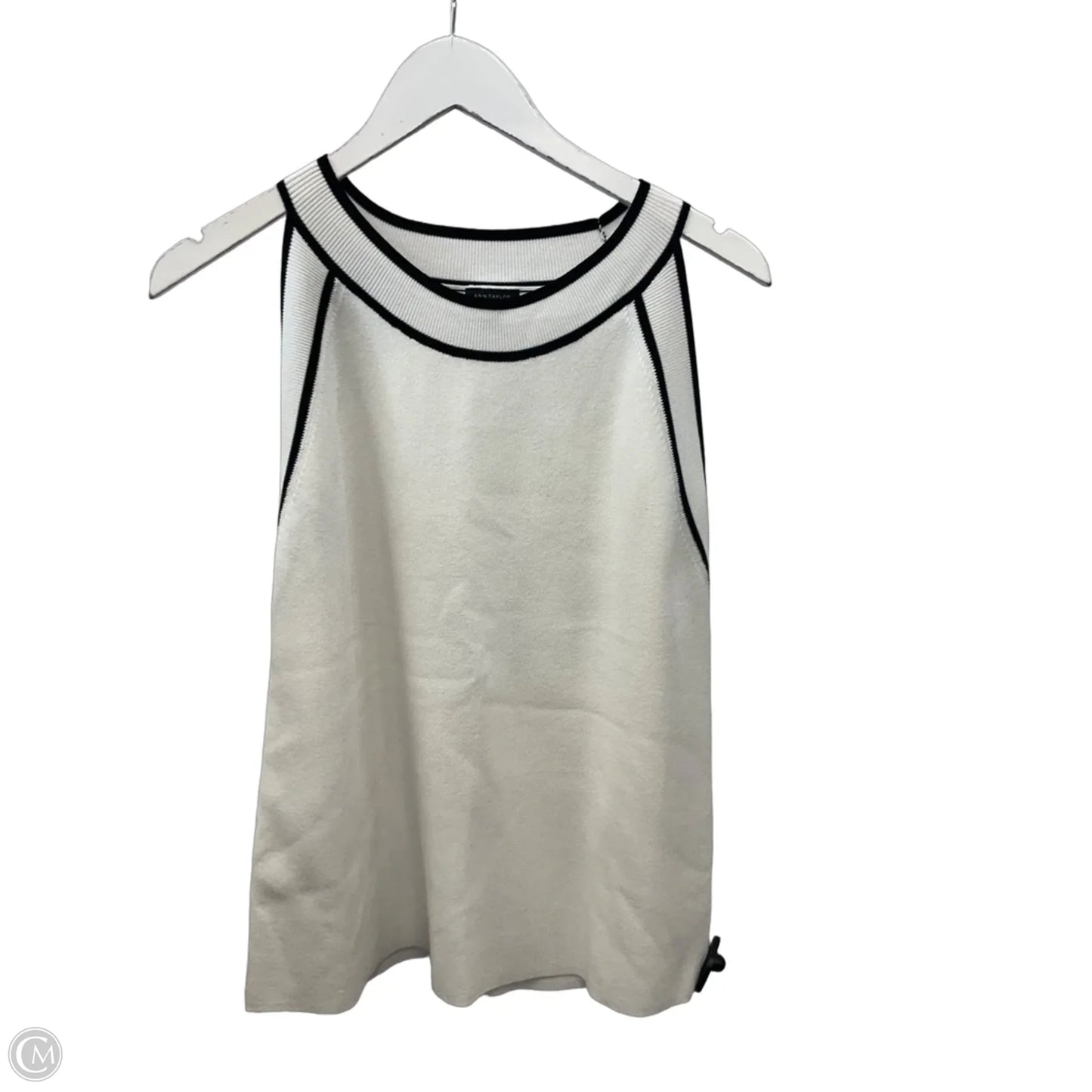 Top Sleeveless By Ann Taylor In White, Size: Xxl
