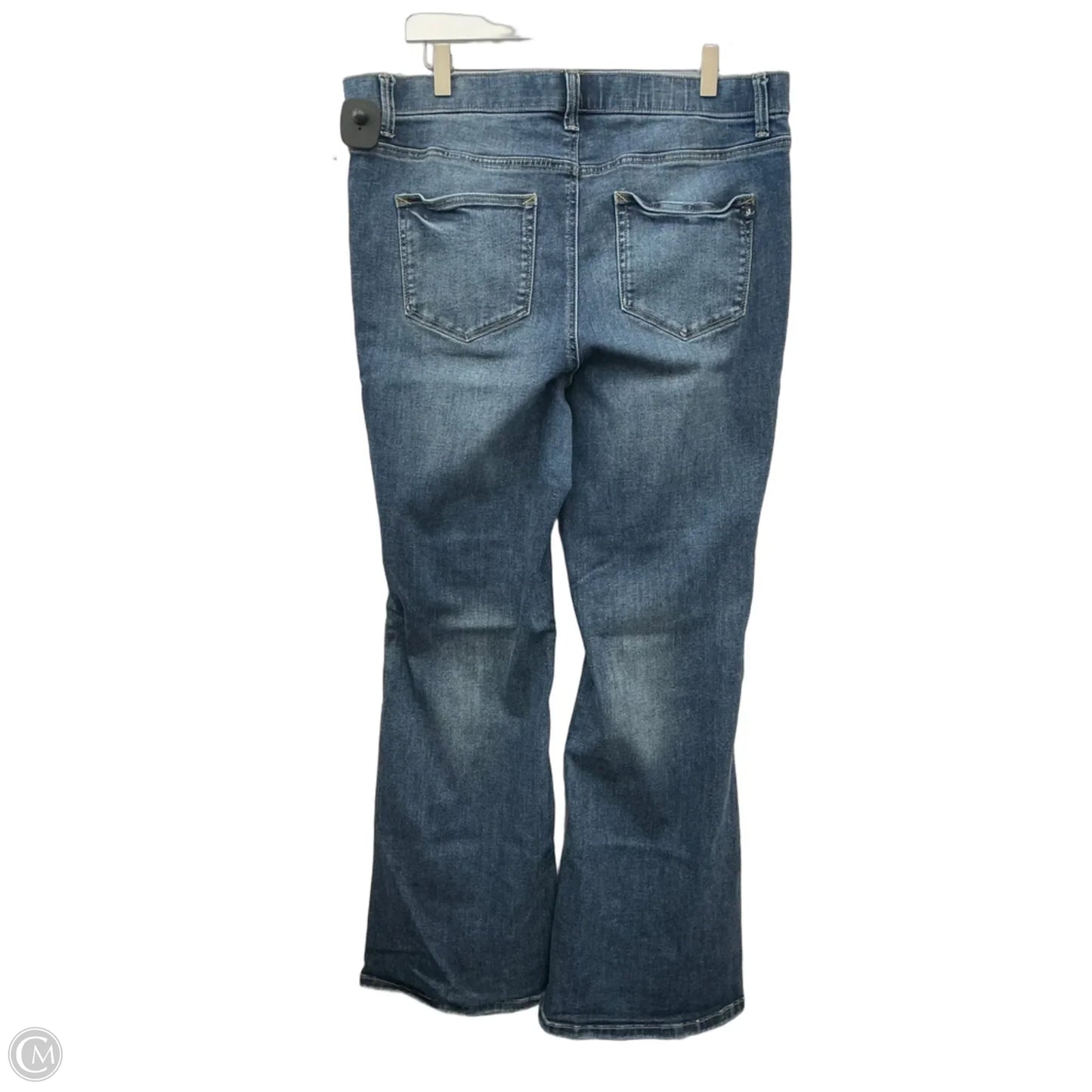 Jeans Flared By Maurices In Blue Denim, Size: 16