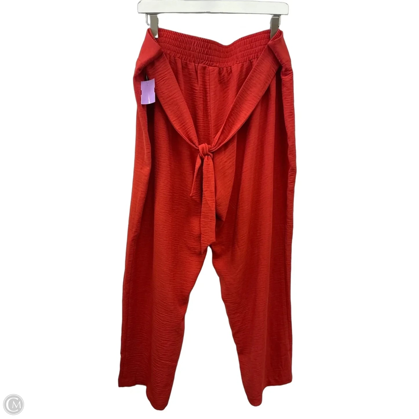 Pants Cropped By Soho Apparel In Red, Size: 16