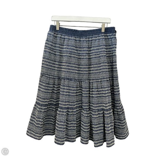 Skirt Midi By Tommy Hilfiger In Blue, Size: L