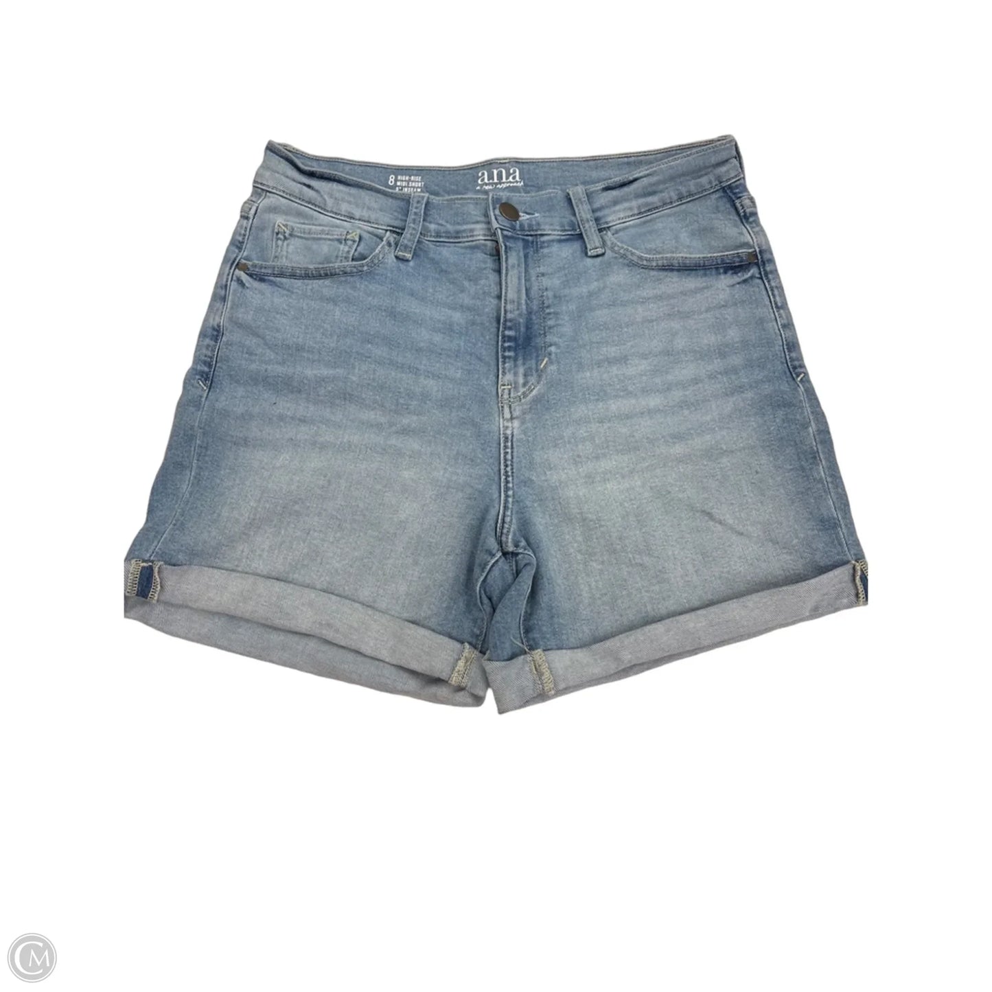 Shorts By Ana In Blue Denim, Size: 8
