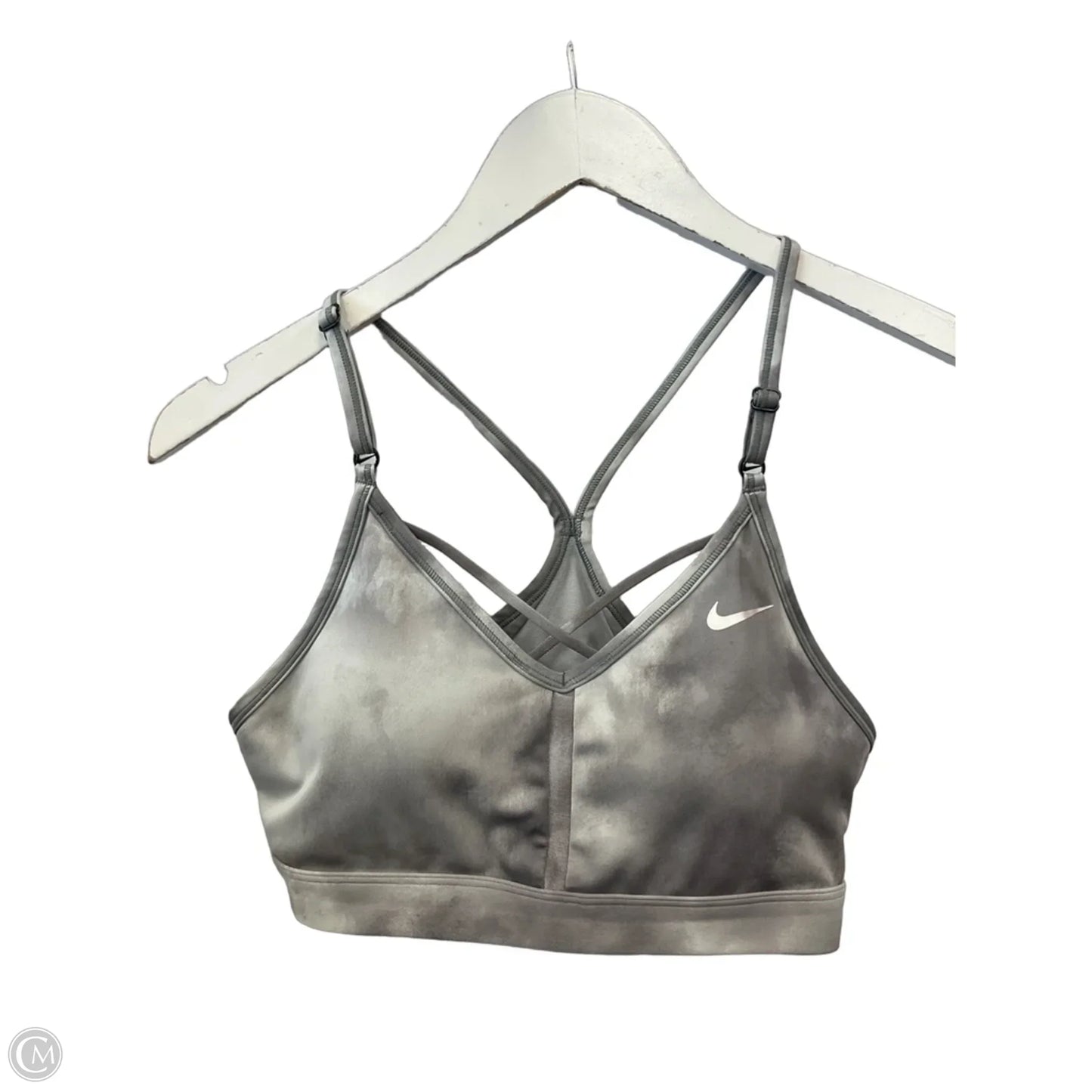 Athletic Bra By Nike Apparel In Grey, Size: M