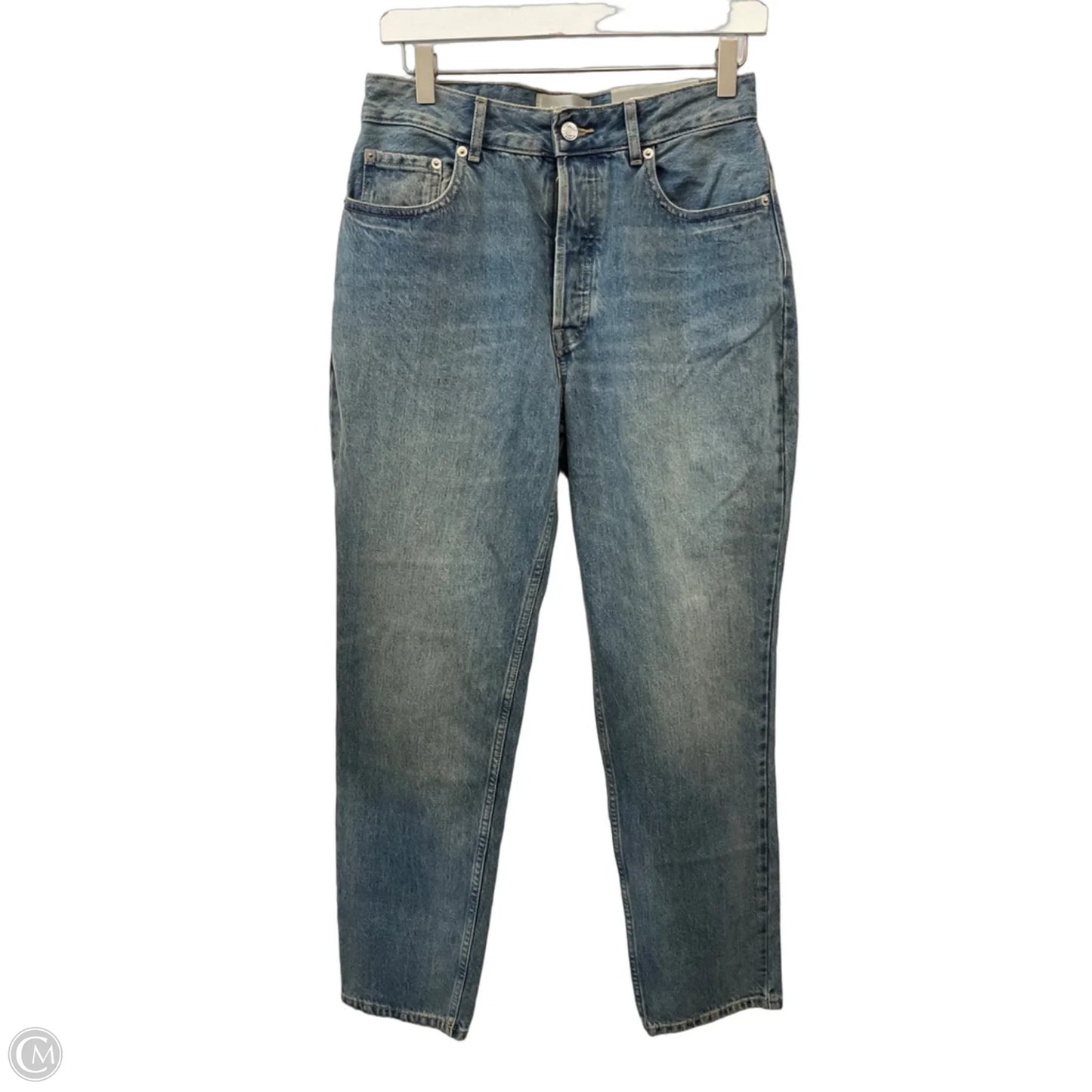 Jeans Straight By Everlane In Blue Denim, Size: 8