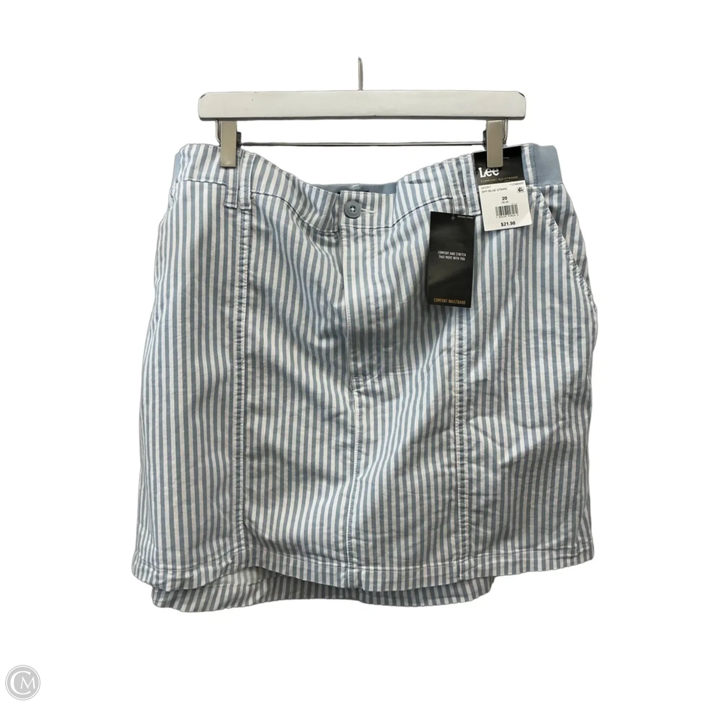 Skort By Lee In Striped Pattern, Size: 20