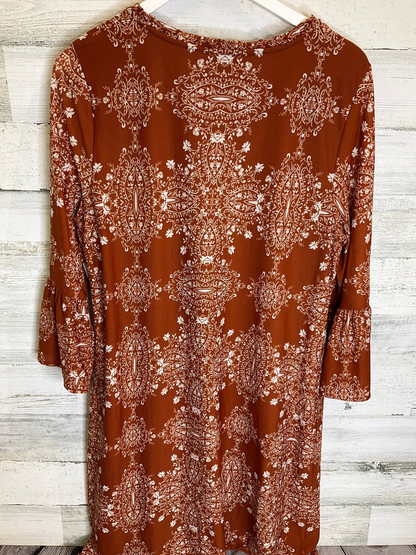 Brown Dress Casual Short Style And Co Collection Women, Size Xl