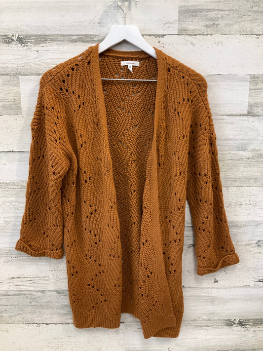 Sweater Cardigan By Maurices In Orange, Size: L