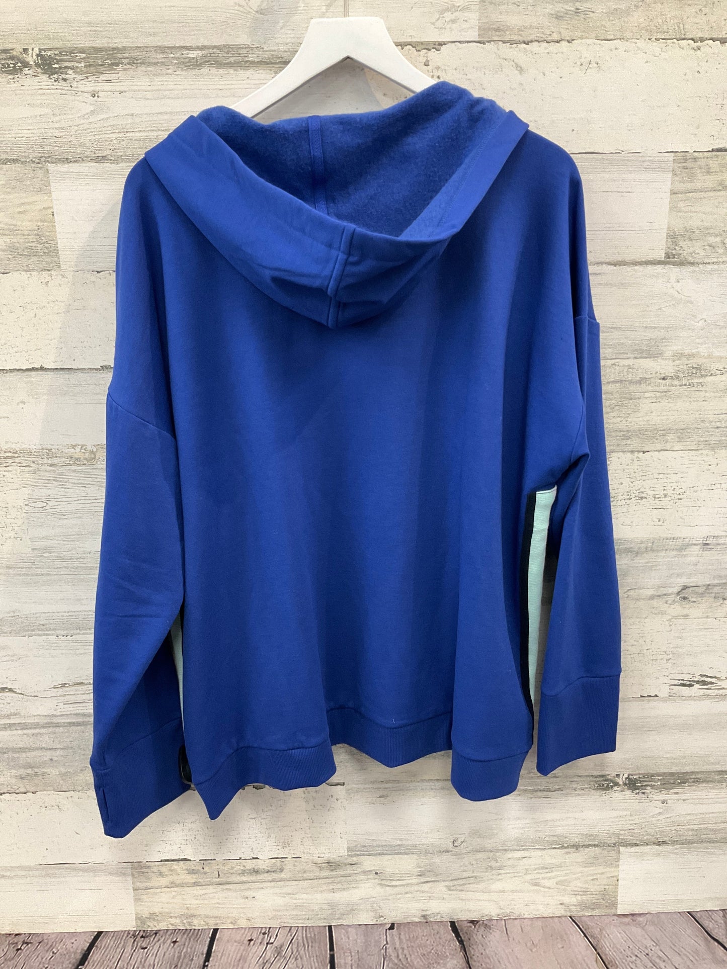 Sweatshirt Hoodie By Talbots In Blue, Size: 3x