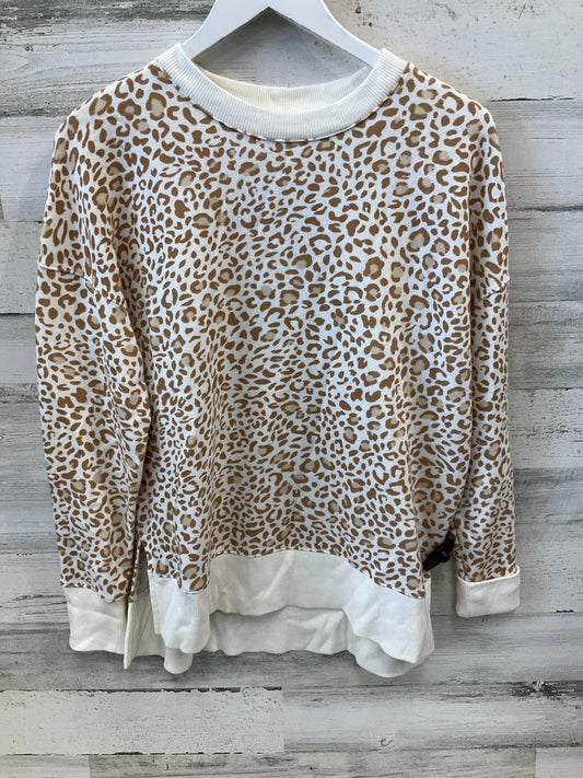 Top Long Sleeve By Time And Tru In Cream, Size: S