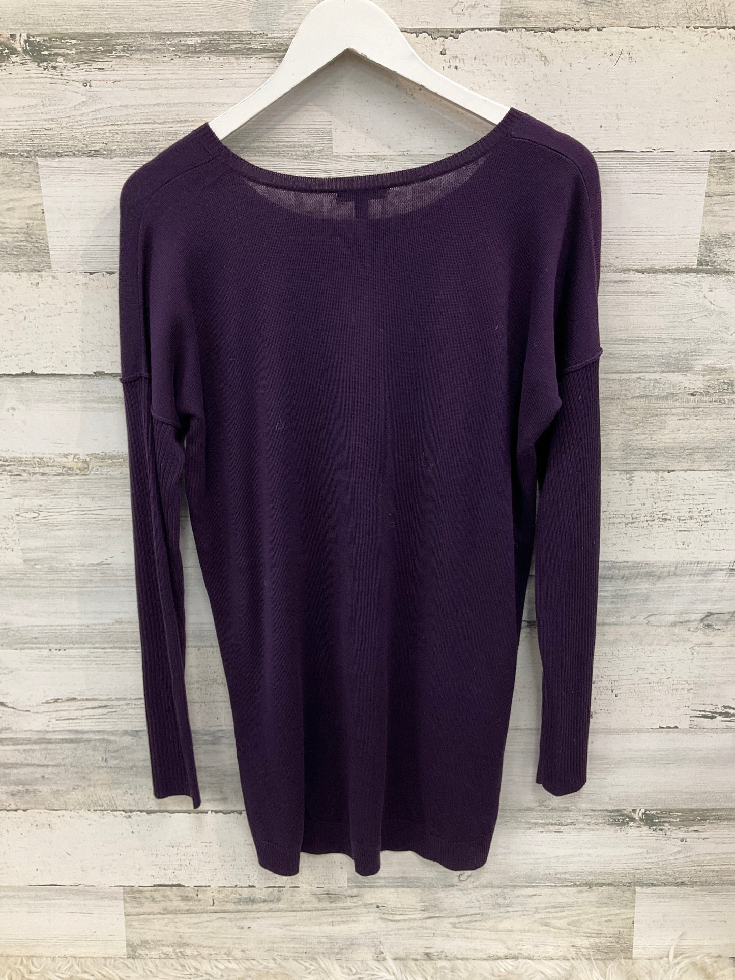 Top Long Sleeve Basic By Cupio In Purple, Size: L