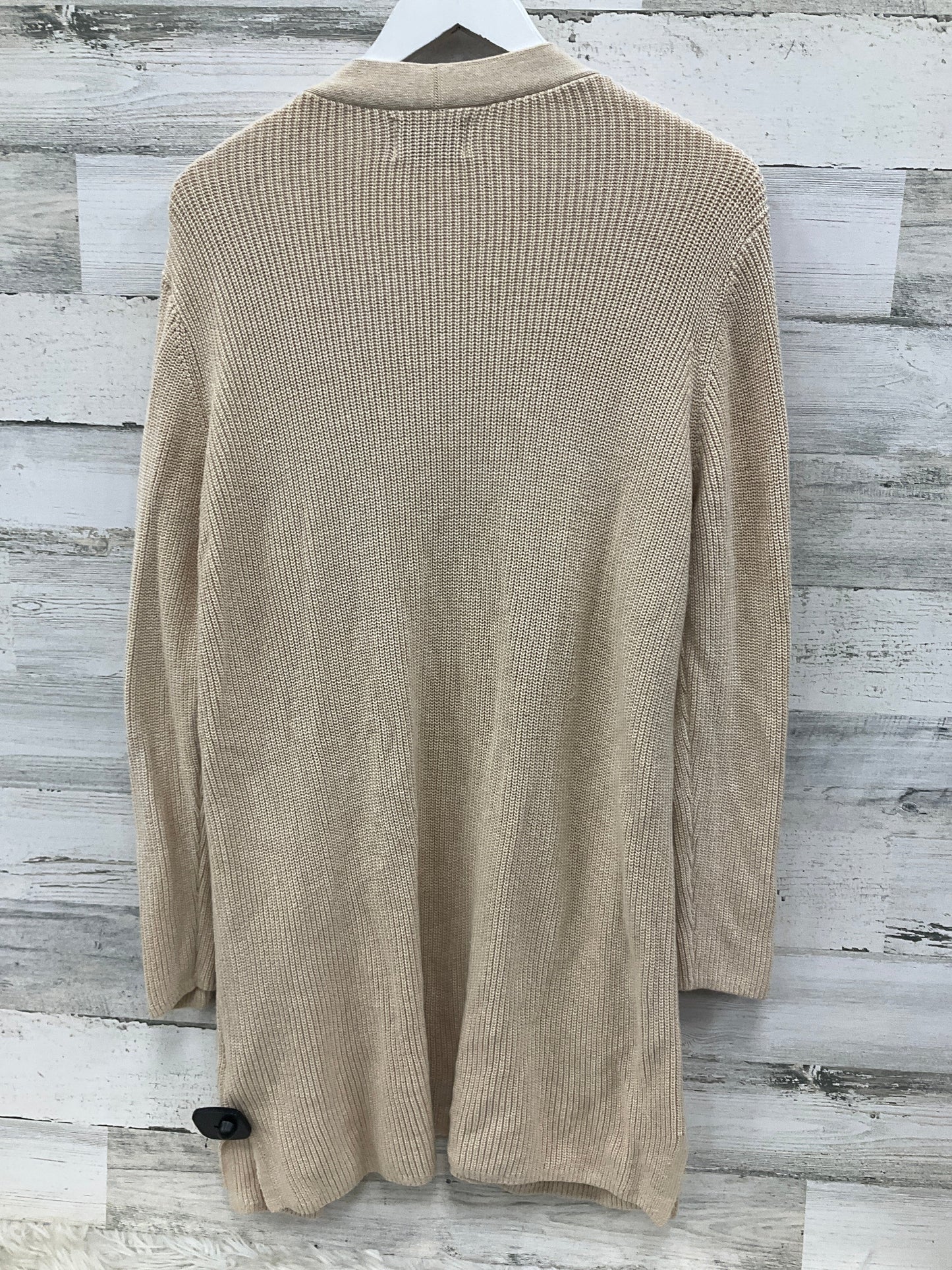 Sweater Cardigan By Old Navy In Tan, Size: L