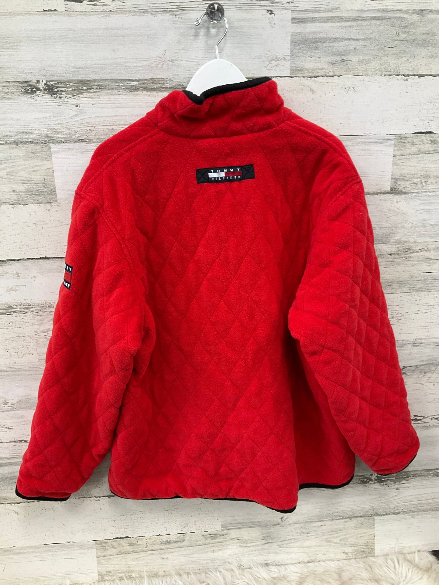 Jacket Puffer & Quilted By Tommy Hilfiger In Red, Size: Xl