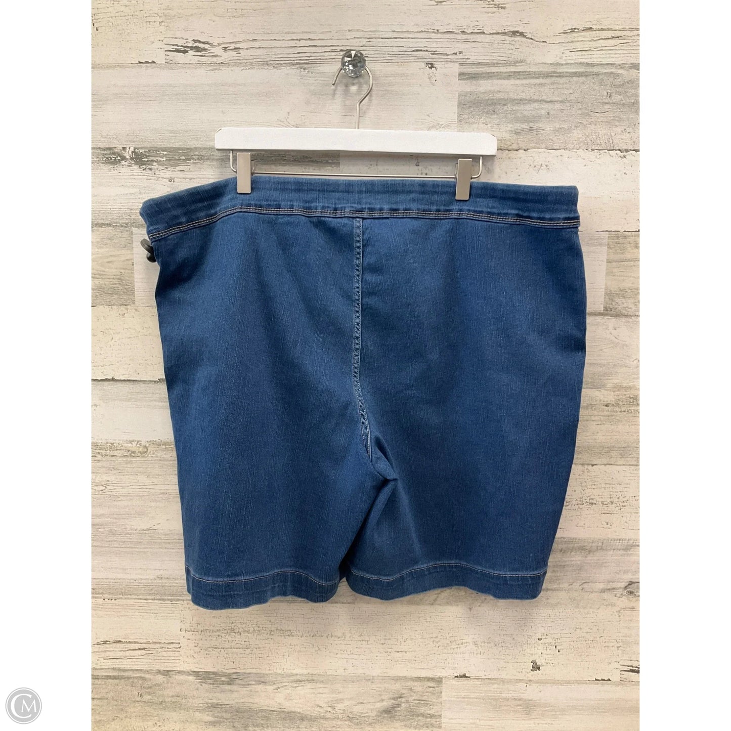 Shorts By Terra & Sky In Blue Denim, Size: 20