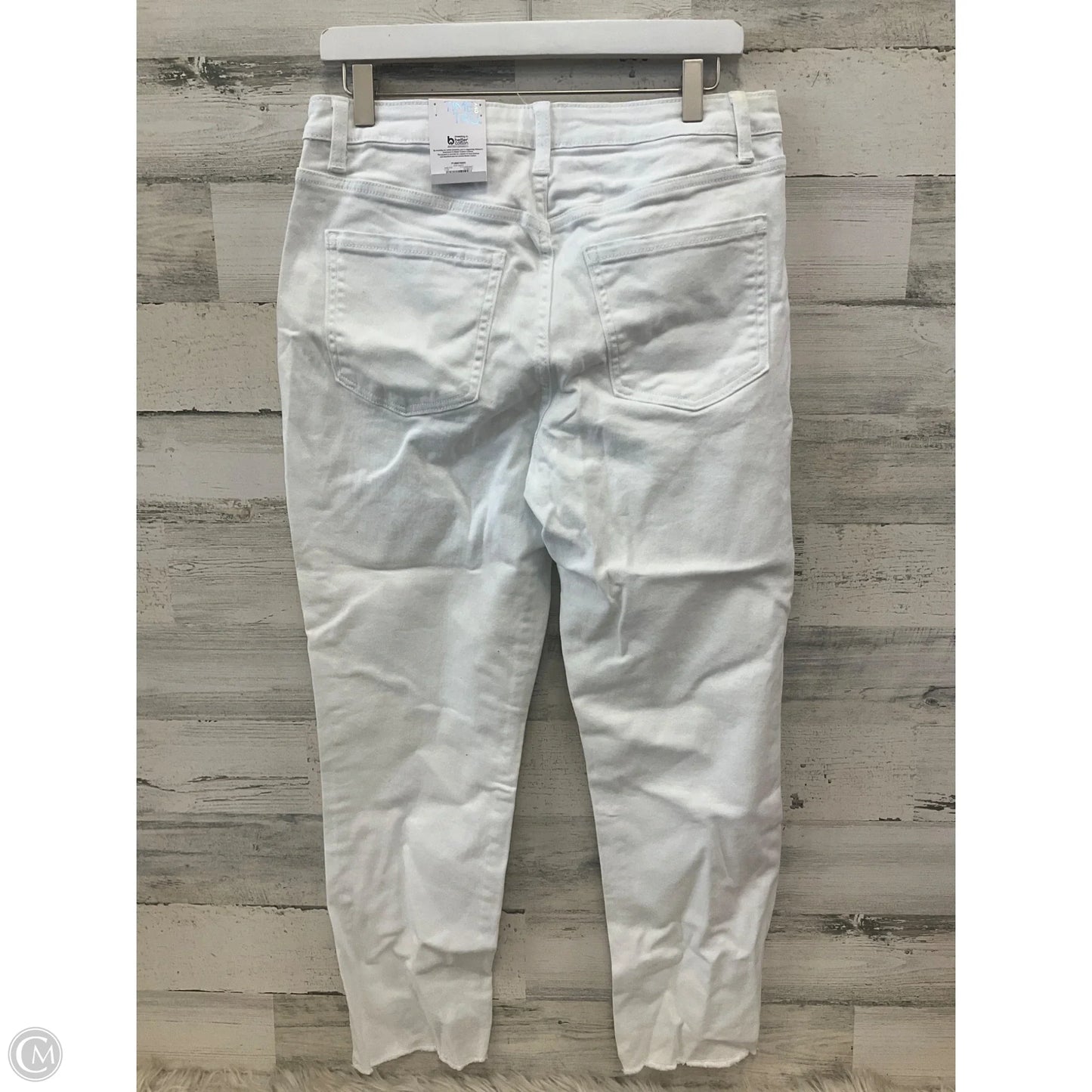 Jeans Cropped By Time And Tru In White, Size: 12