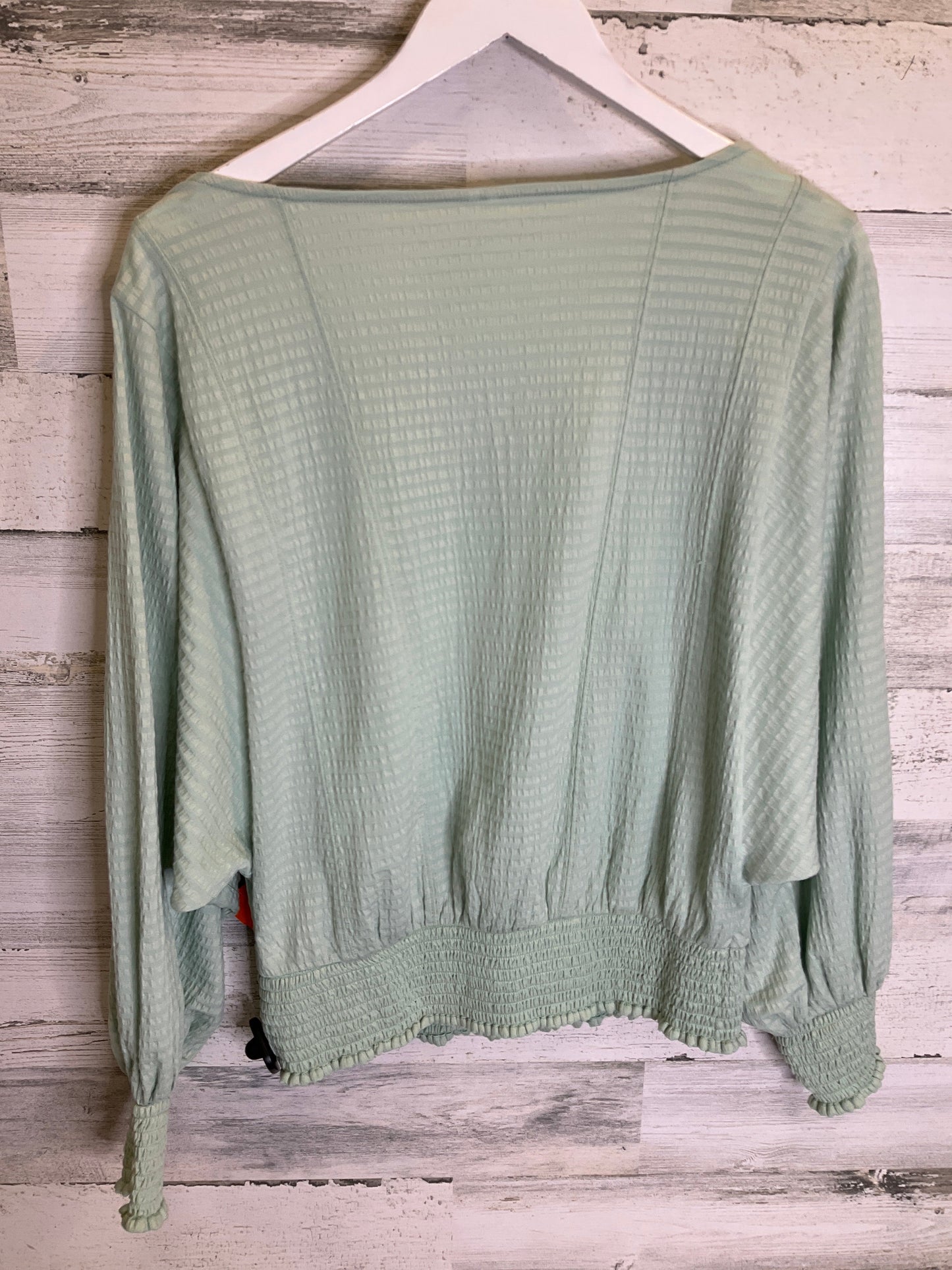 Top Long Sleeve By Anthropologie In Mint, Size: S