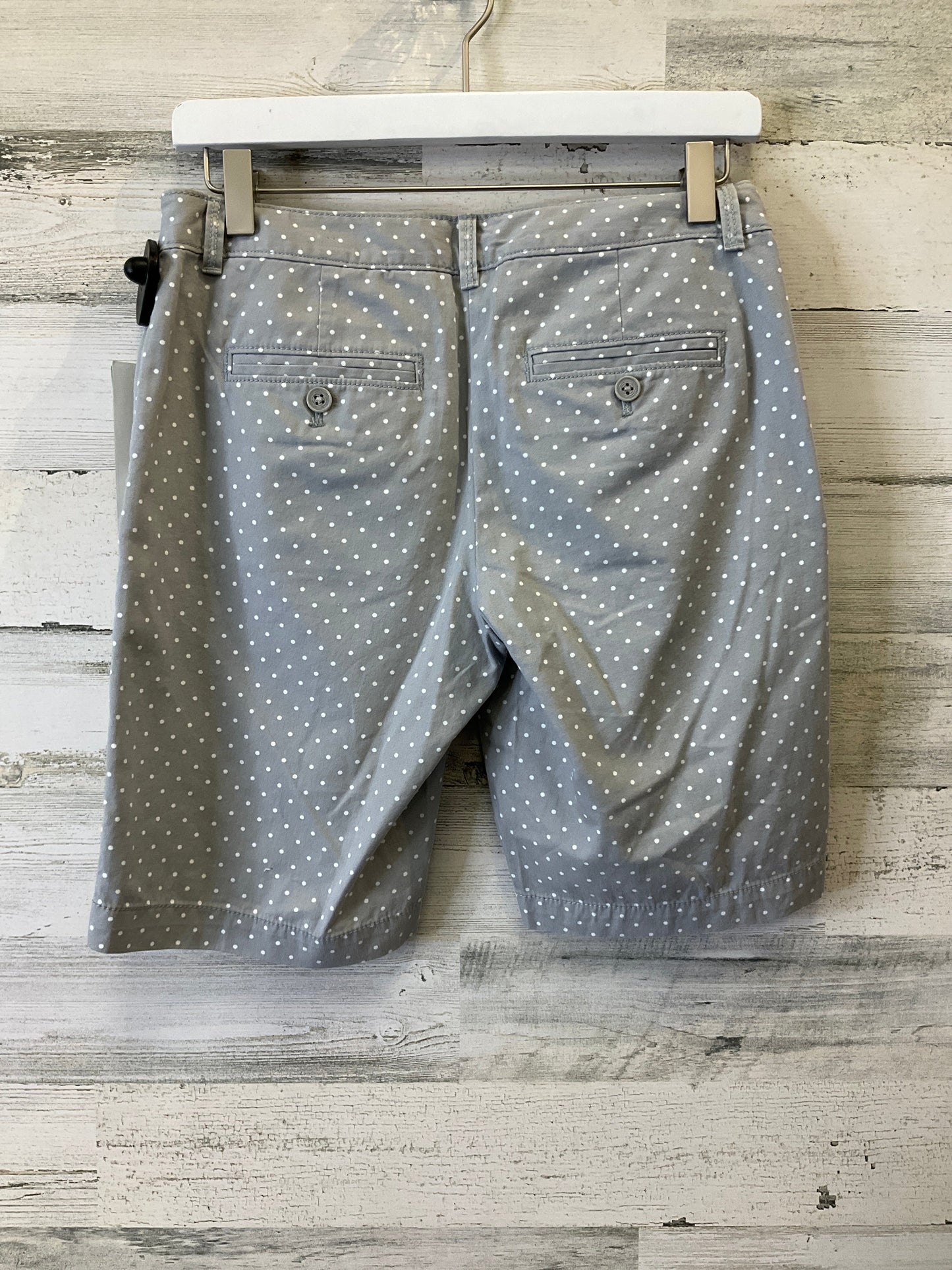 Grey & White Shorts Loft, Size 0