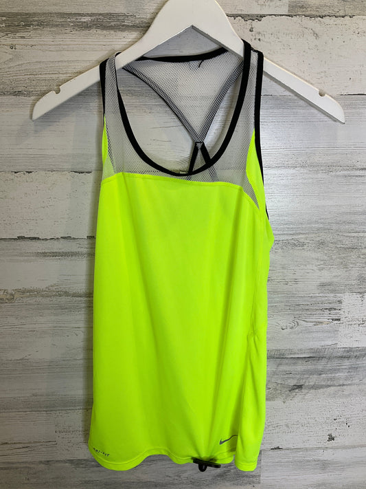 Yellow Athletic Tank Top Nike Apparel, Size S