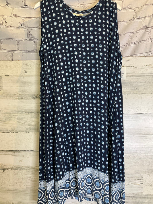 Blue Dress Casual Midi Style And Company, Size 2x