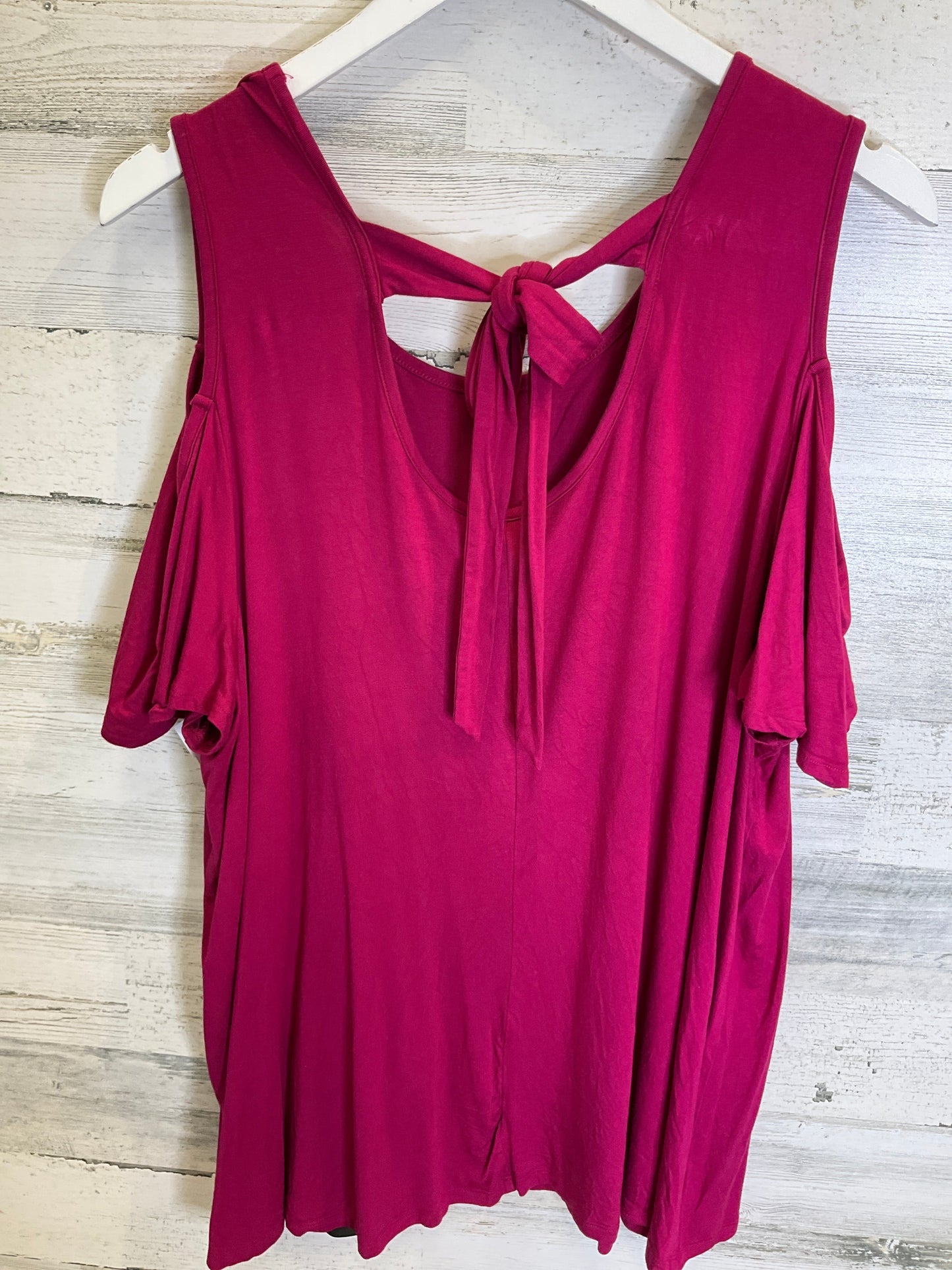 Purple Top Short Sleeve Lane Bryant, Size 3x