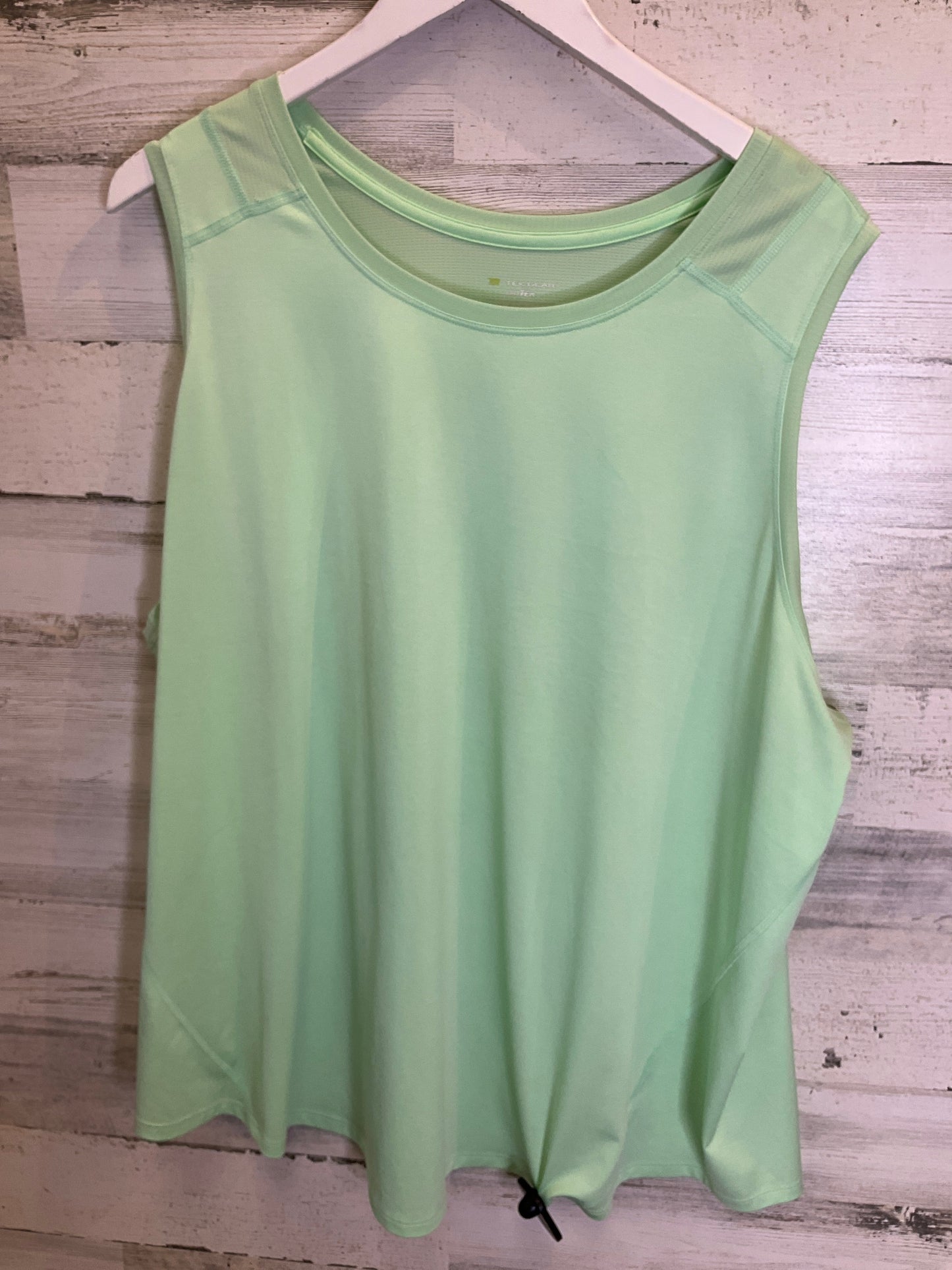 Green Athletic Tank Top Tek Gear, Size 3x