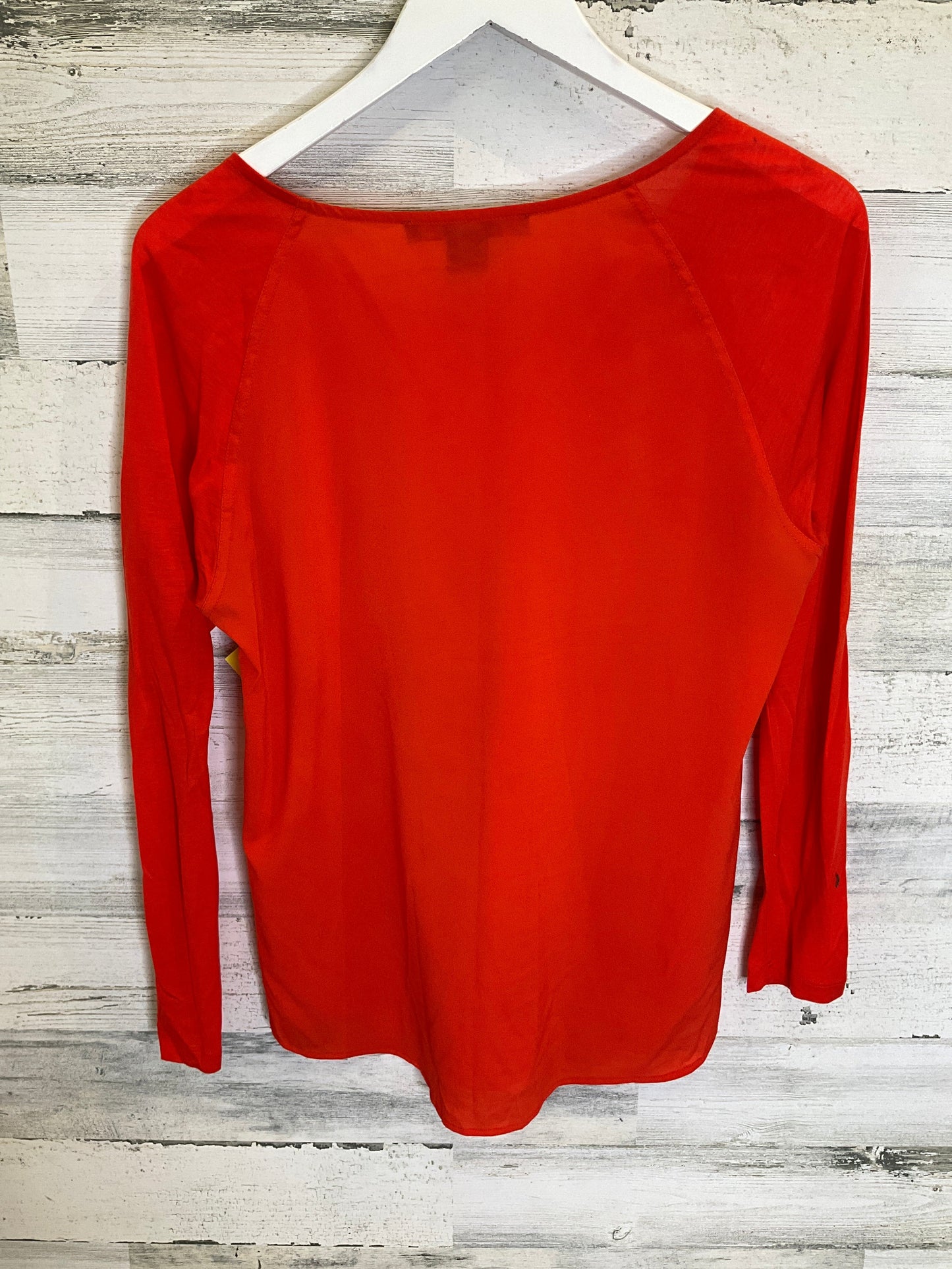 Orange Top Long Sleeve French Connection, Size M