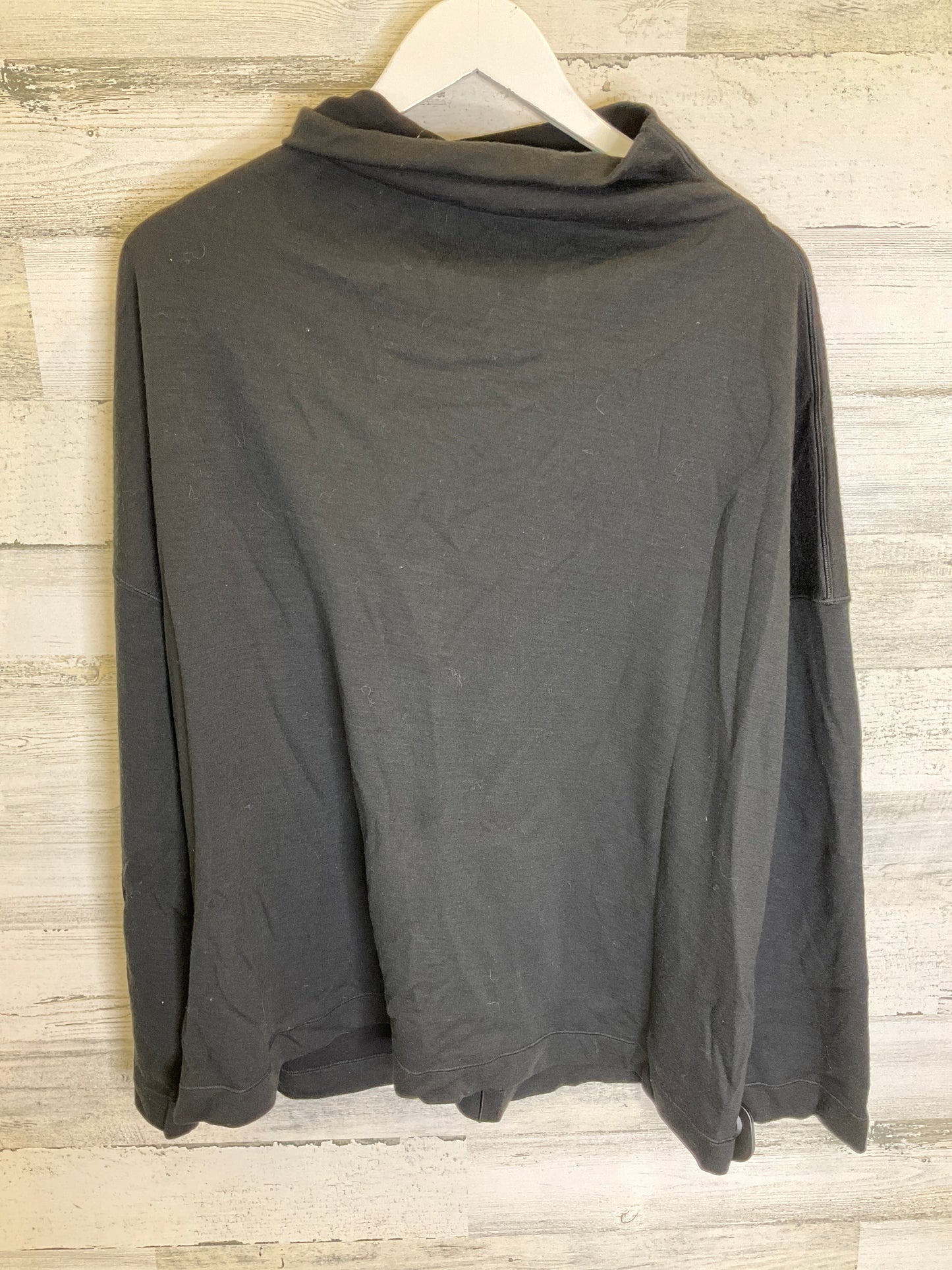 Black Top Long Sleeve Lululemon, Size 10