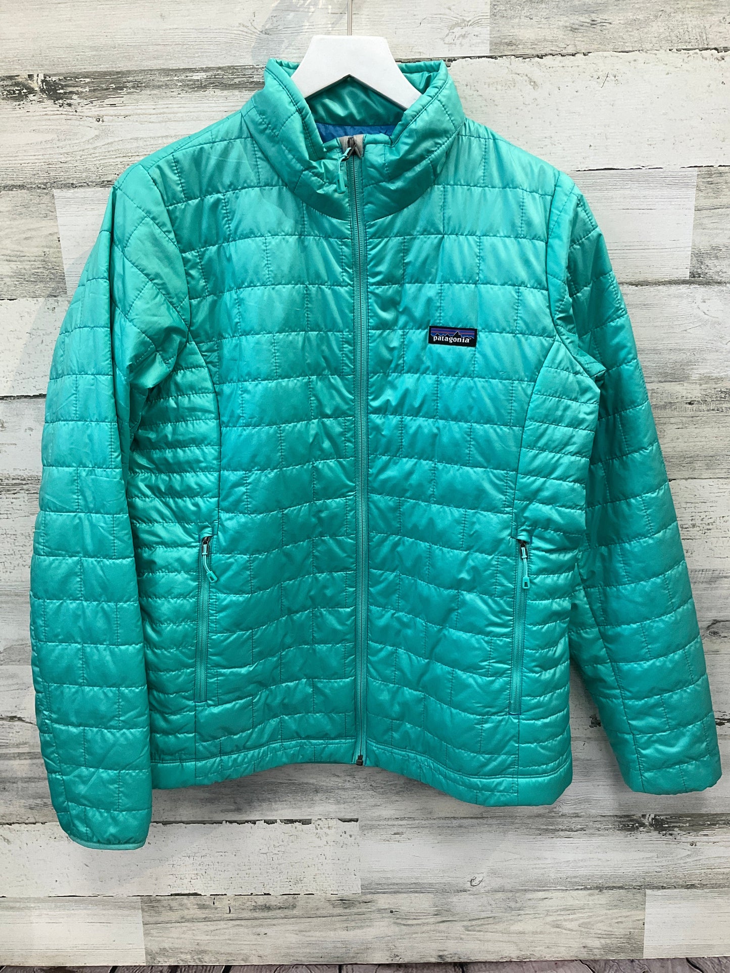 Jacket Puffer & Quilted By Patagonia In Green, Size: L