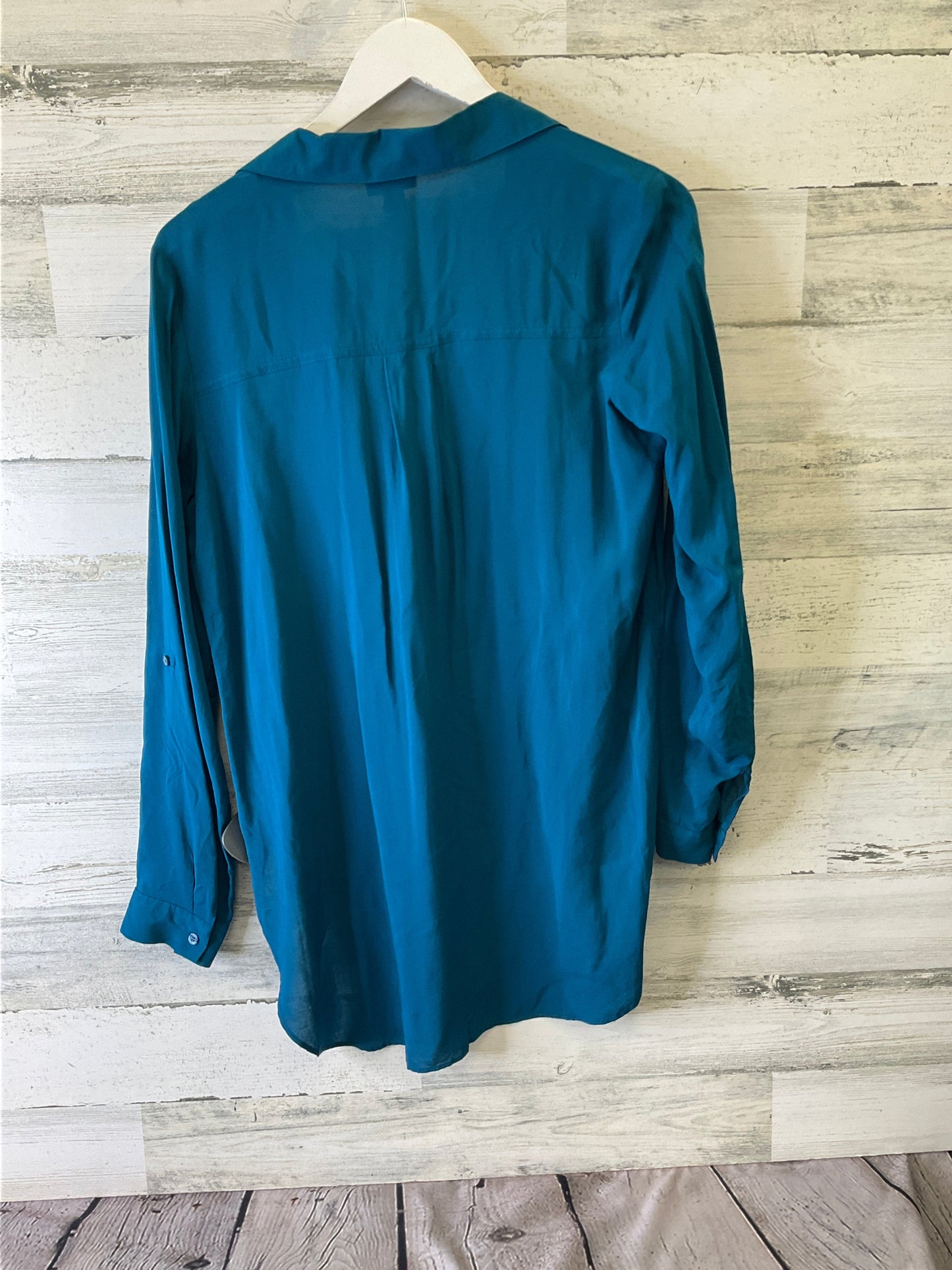 Top Long Sleeve By Ana In Blue, Size: M