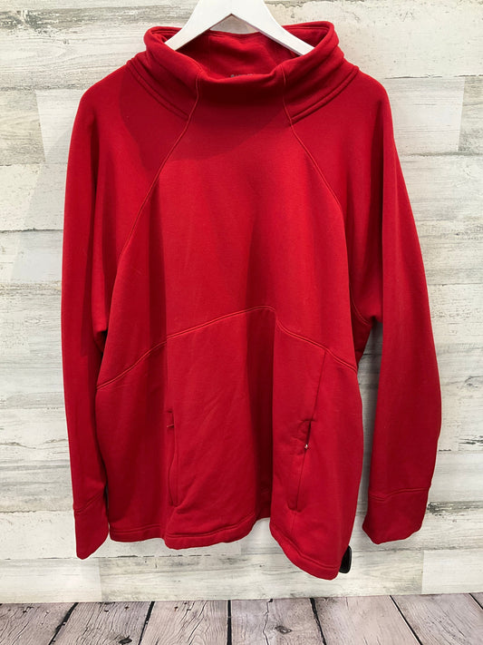 Sweatshirt Collar By Athleta In Red, Size: 3x