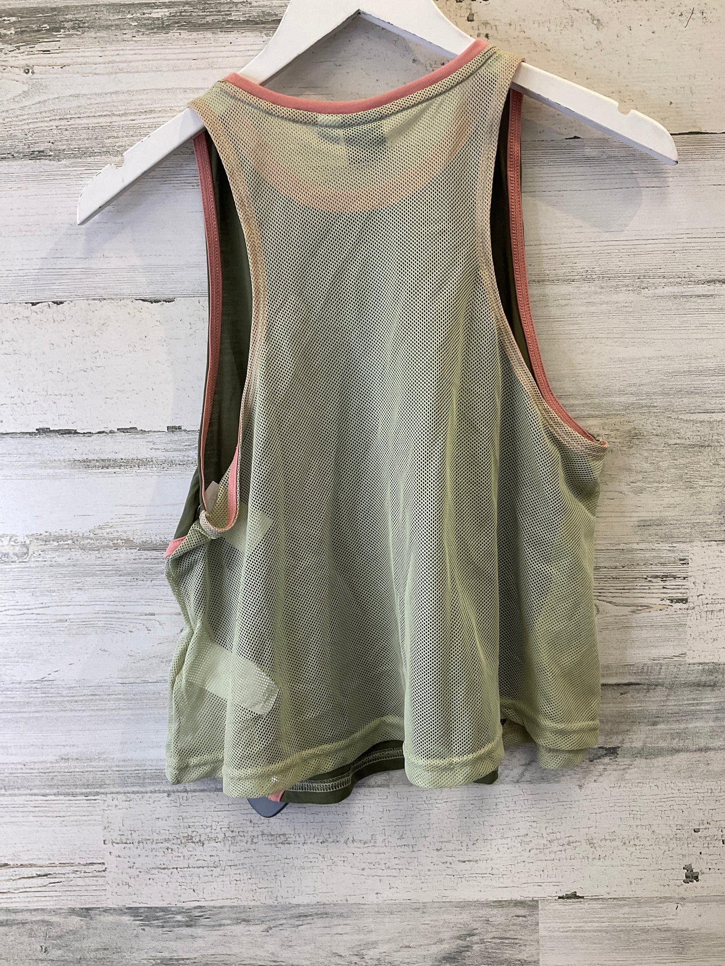 Athletic Tank Top By Puma In Green, Size: S