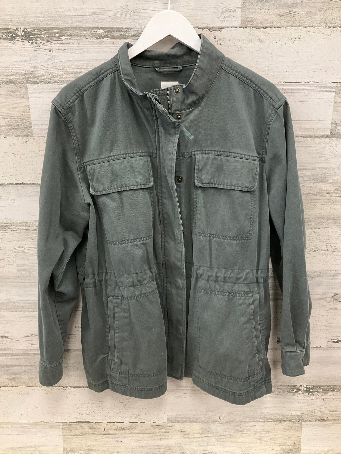 Jacket Utility By Gap In Green, Size: Xxl