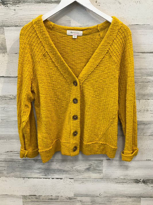 Cardigan By Vince Camuto In Yellow, Size: M