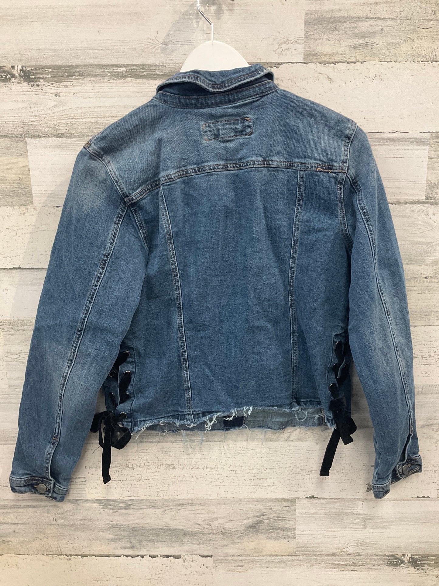 Jacket Denim By Maurices In Blue Denim, Size: L