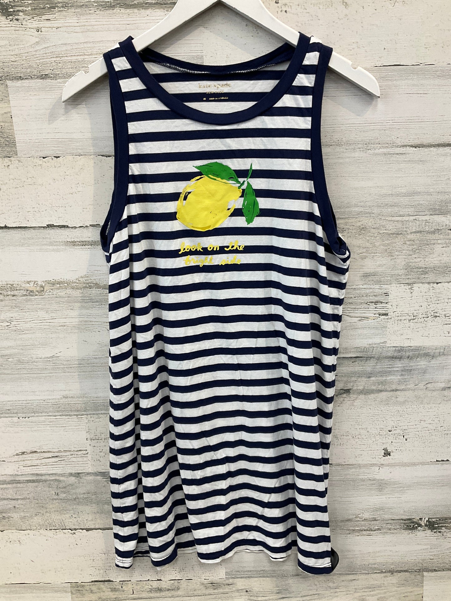 Dress Casual Short By Kate Spade In Blue & White, Size: M