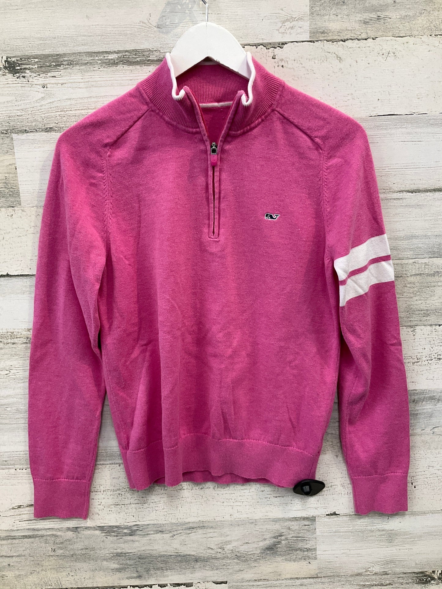 Top Long Sleeve By Vineyard Vines In Pink, Size: M