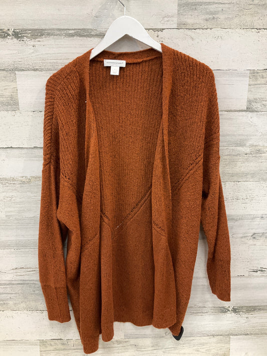 Sweater Cardigan By Christopher And Banks In Orange, Size: S