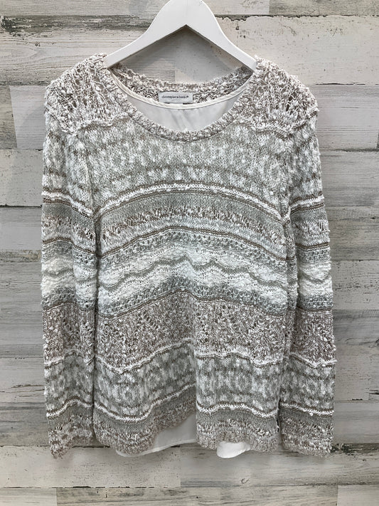 Sweater By Christopher And Banks In Cream, Size: L