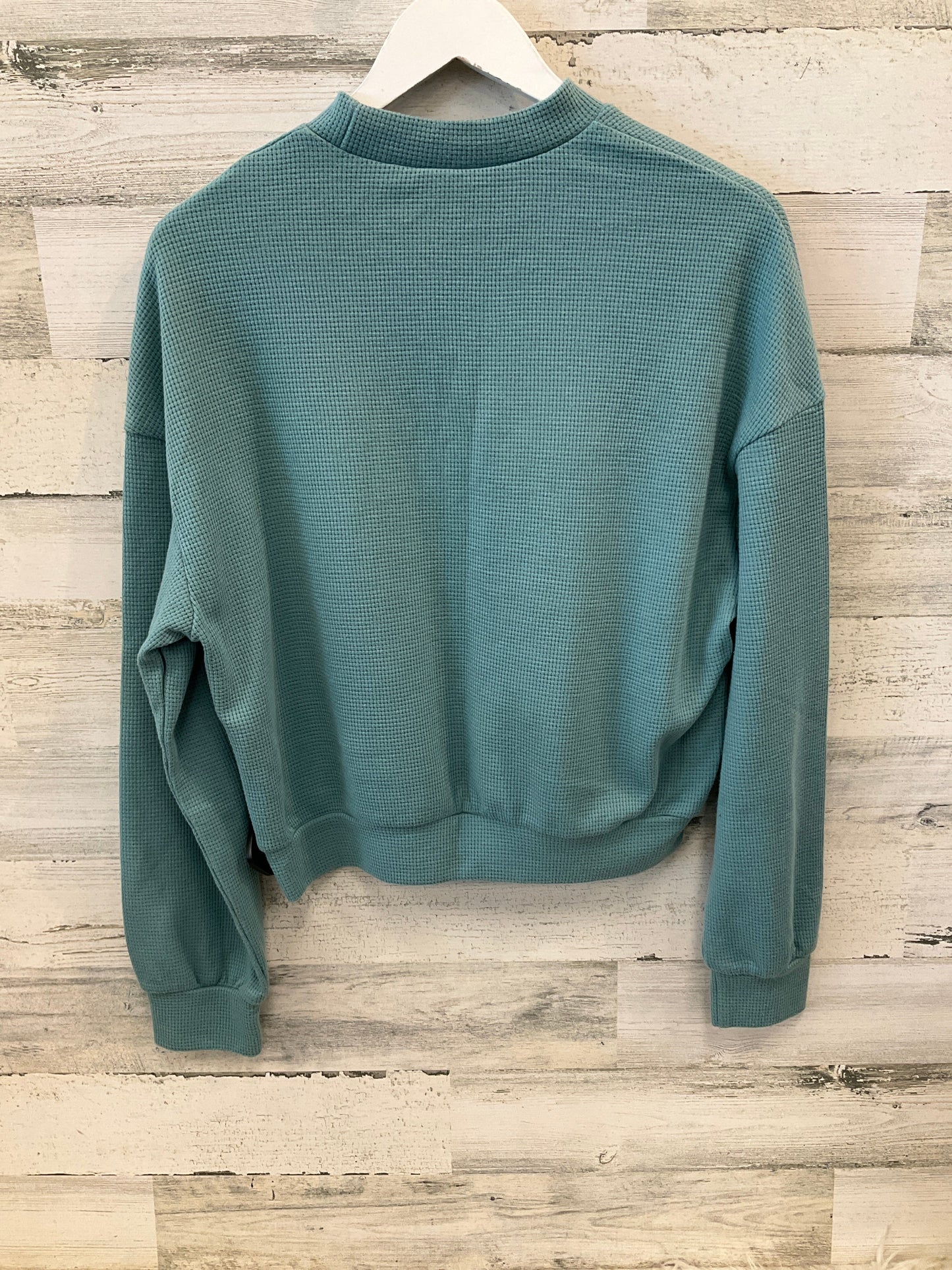 Top Long Sleeve By Shein In Green, Size: M