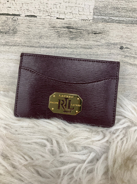 Id/card Holder By Lauren By Ralph Lauren, Size: Small