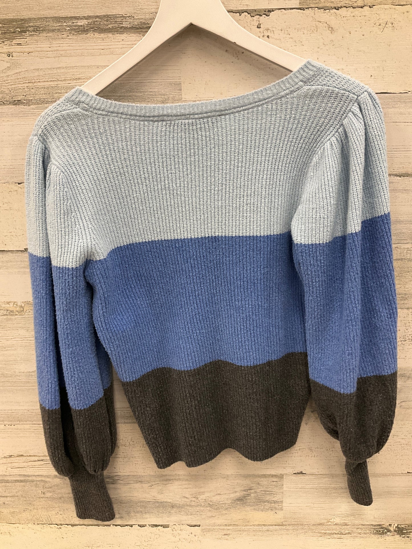 Top Long Sleeve By White House Black Market In Blue, Size: S