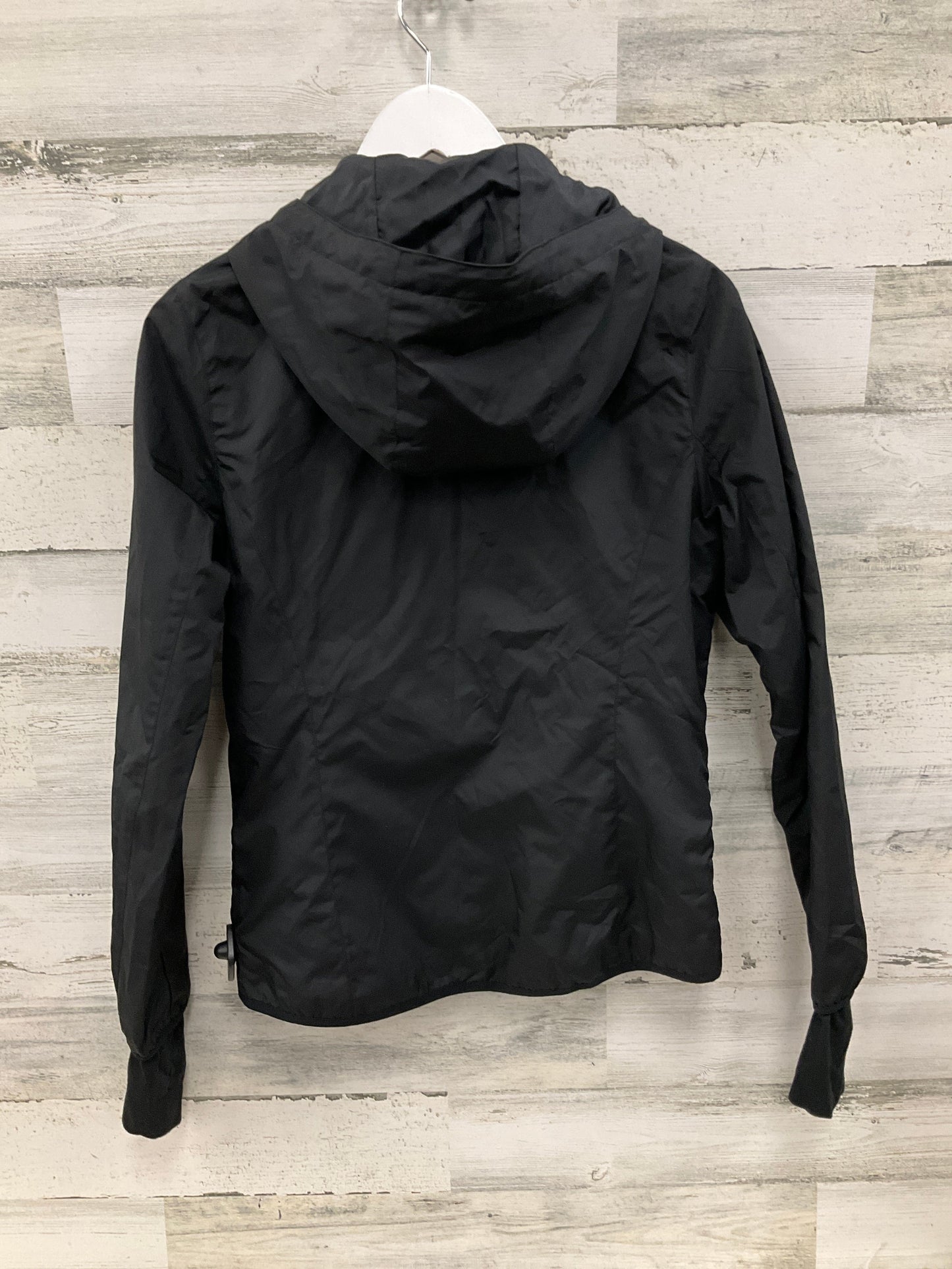 Jacket Windbreaker By Clothes Mentor In Black, Size: M