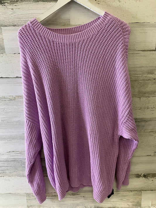 Sweater By Sonoma In Purple, Size: 2x