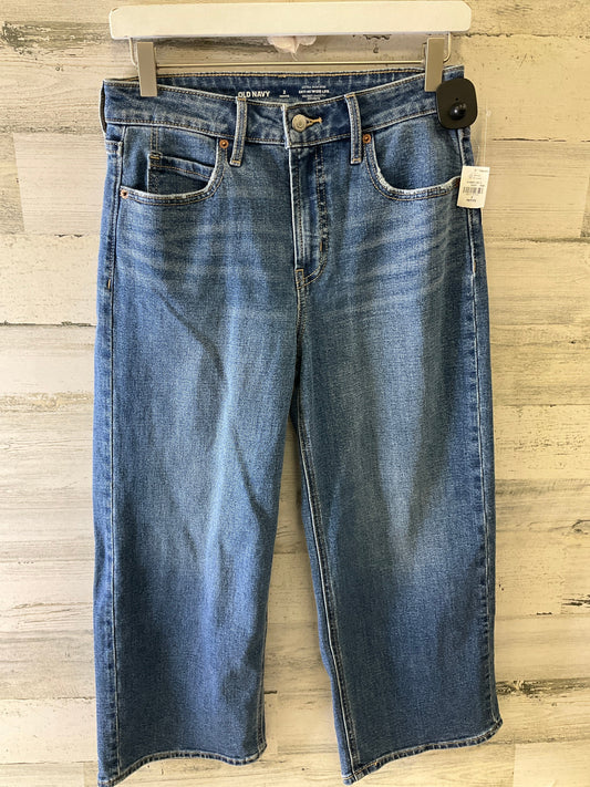 Jeans Wide Leg By Old Navy In Blue Denim, Size: 2