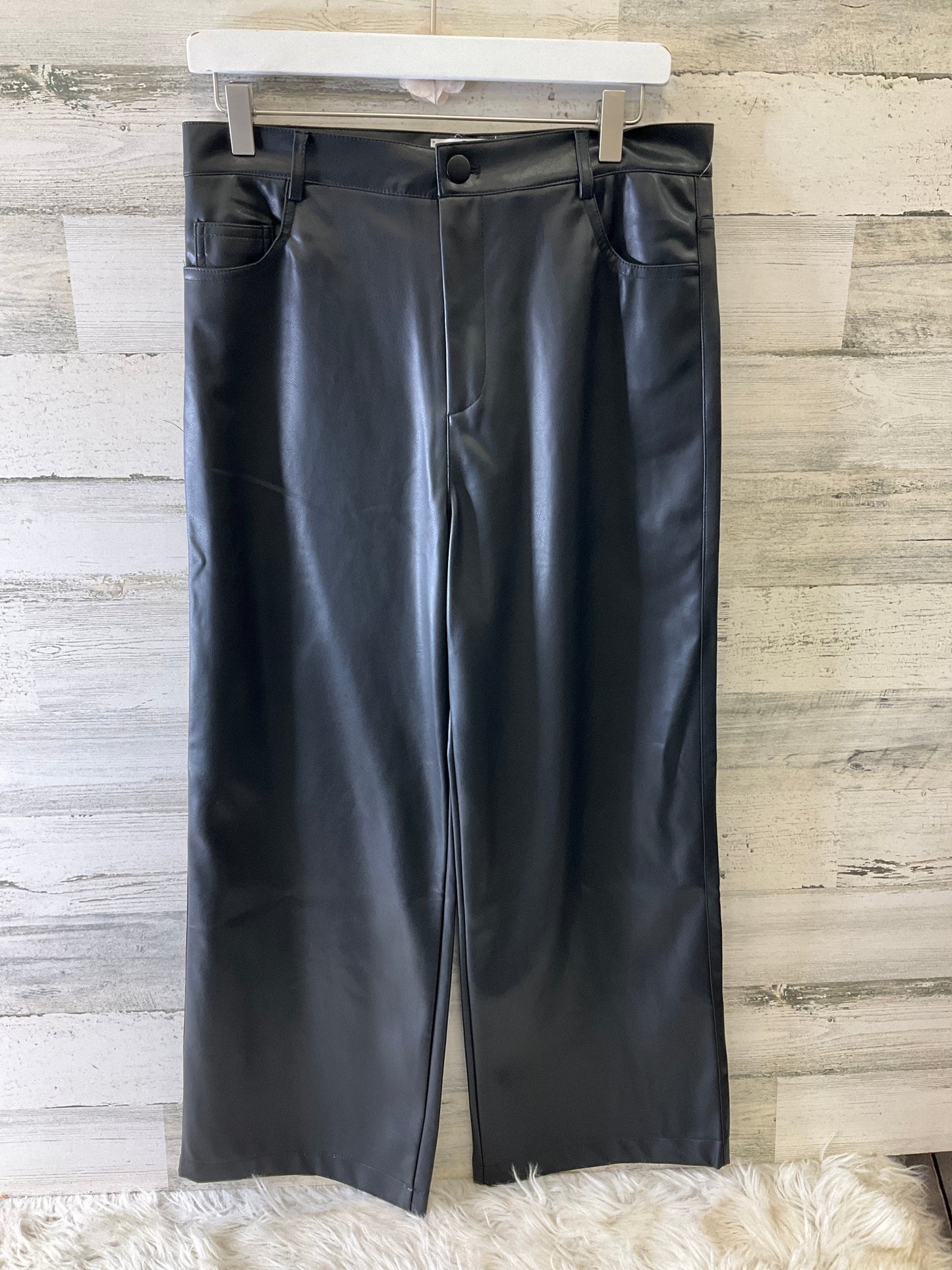 Pants Wide Leg By Clothes Mentor In Black, Size: L