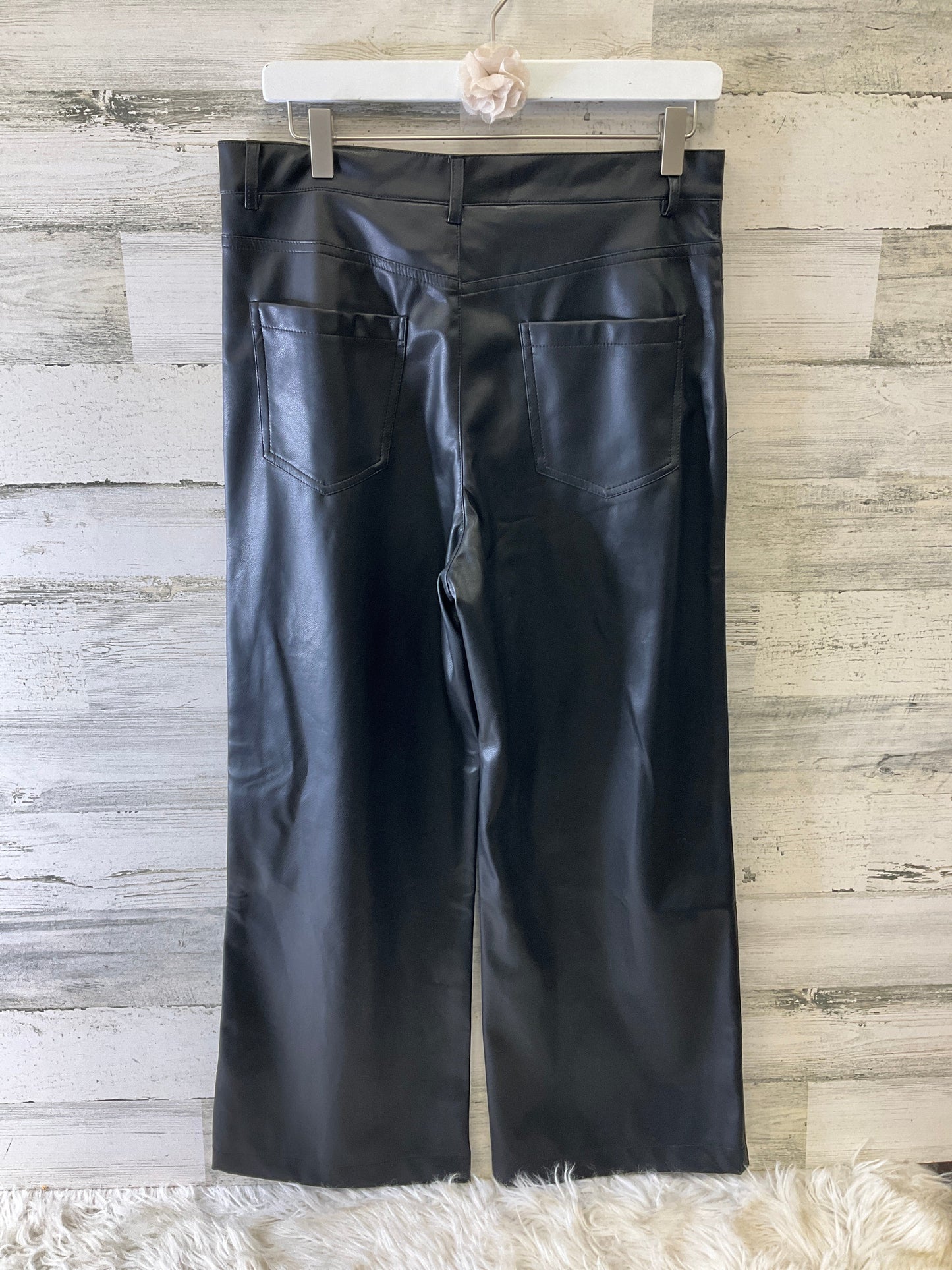 Pants Wide Leg By Clothes Mentor In Black, Size: L